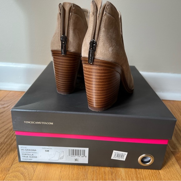 Vince Camuto Suede Ankle Boots - Picture 3 of 5